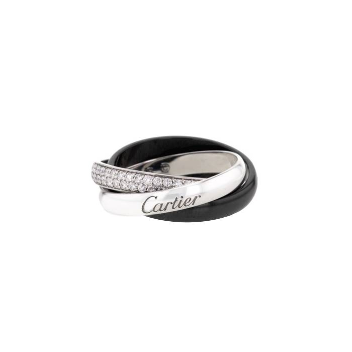 Cartier black trinity clearance ring