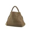 Louis Vuitton small model handbag in taupe monogram leather - 00pp thumbnail
