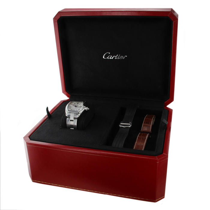 Orologio Cartier Roadster in acciaio - Detail D4