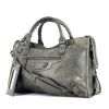 Balenciaga City handbag in grey leather - 00pp thumbnail