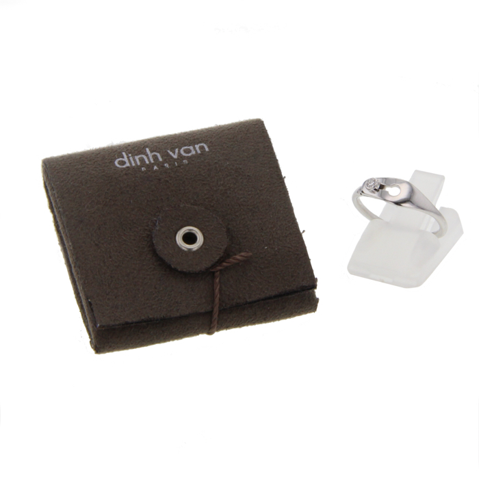 Dinh Van Serrure petit modèle en or blanc et diamant - Detail D2