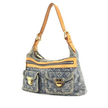 Louis Vuitton sac en toile monogram et cuir naturel