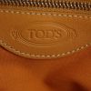 Tod's small model Bag in pink printed canvas and beige leather - Detail D3 thumbnail
