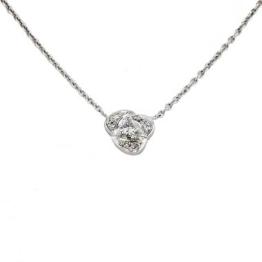 De Beers Flower In The Wind necklace in white gold and diamonds