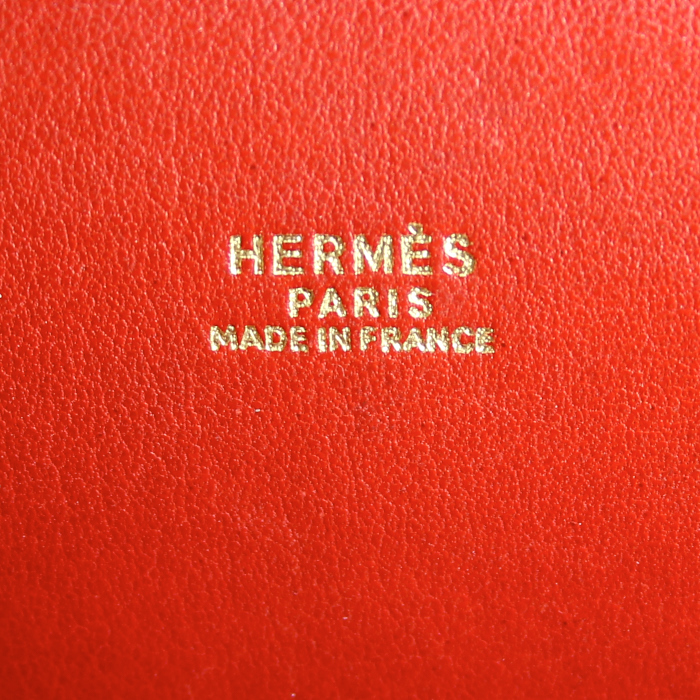 Sac Hermes Ile de shiki en cuir vert - Detail D4