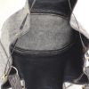 Beggar's bag in grey ostrich leather - Detail D2 thumbnail