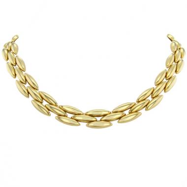 Cartier Gentiane 1990's necklace in yellow gold