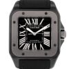 Reloj Cronógrafo brazalete Cartier Santos-100 de acero con acabado de carbono et titanio ref.  2656 - 00pp thumbnail