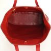 Shopping bag in pelle Courchevel rossa - Detail D3 thumbnail