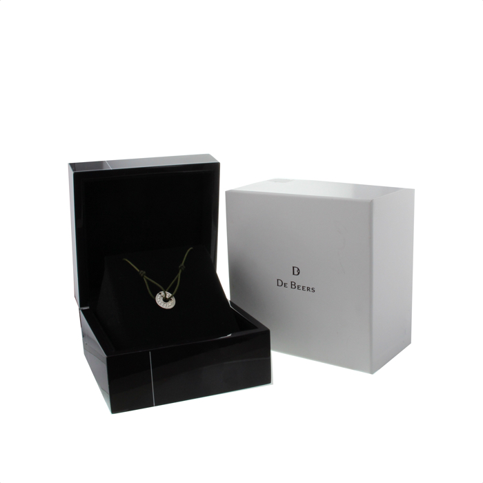 Brazalete De Beers Forget Me Not en oro blanco y diamante