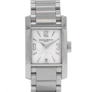 Reloj de pulsera para mujer Baume &amp; Mercier Hampton de acero