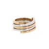 Dinh Van anello doppio Spirale in argento e oro rosa - 00pp thumbnail