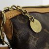 Handbag in monogram canvas and natural leather - Detail D5 thumbnail