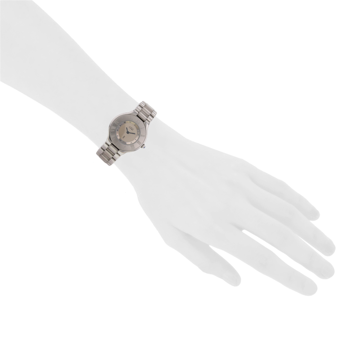 Montre Cartier Must 21 en acier Vers 2000  - Detail D1