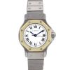 Reloj de pulsera para mujer Cartier Santos Ronde de oro y acero - 00pp thumbnail