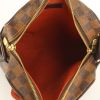 Louis Vuitton Olav bag in damier ebony canvas and brown fabric - Detail D2 thumbnail