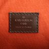 Louis Vuitton Olav bag in damier ebony canvas and brown fabric - Detail D3 thumbnail