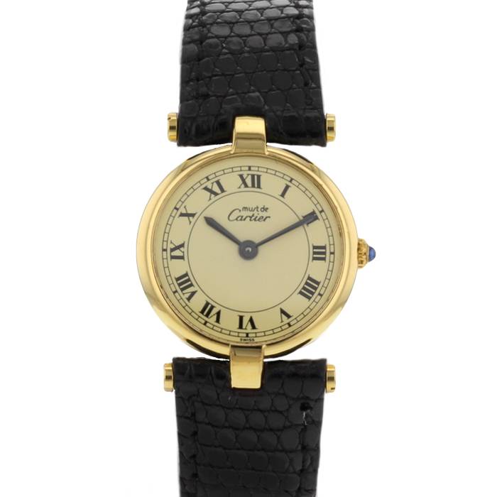 Orologio Cartier Les Must in vermeil Circa  1990