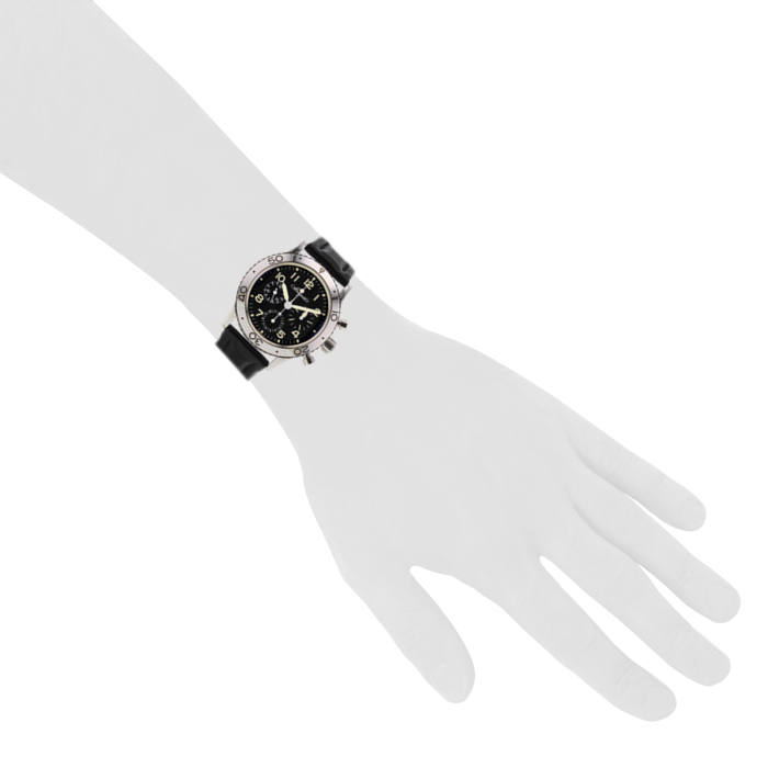 Breguet Type XX in stainless steel Ref : 3800 Circa 2000 - Detail D1