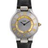 Cartier Must 21 lady's wristwatch in gold and stainless steel - 00pp thumbnail