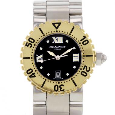 Montre Chaumet Class'one en acier et or jaune Vers 2000