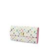 Louis Vuitton billetera Sarah en lona Monogram multicolor y cuero rosa - 00pp thumbnail