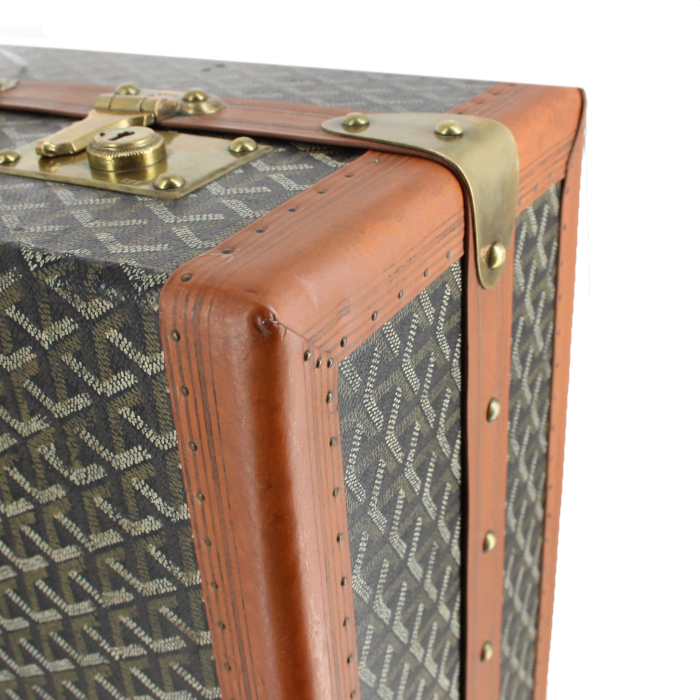 Malle en toile siglée noire - Detail D1