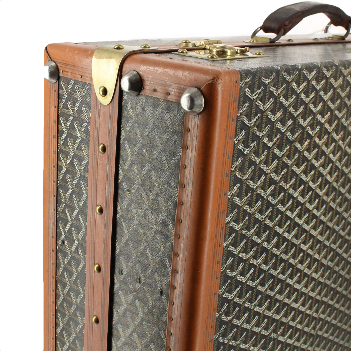 Trunk in black logo canvas - Detail D2