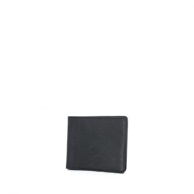 Louis Vuitton portefeuille en cuir taiga noir