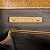 Bolso en lona marrón y cuero marrón - Detail D4 thumbnail