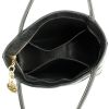 Bolso de mano Medaillon - Bag en cuero granulado acolchado negro - Detail D2 thumbnail