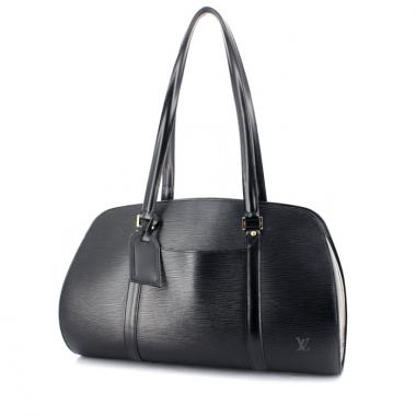 Louis Vuitton Solférino weekend bag in black epi leather