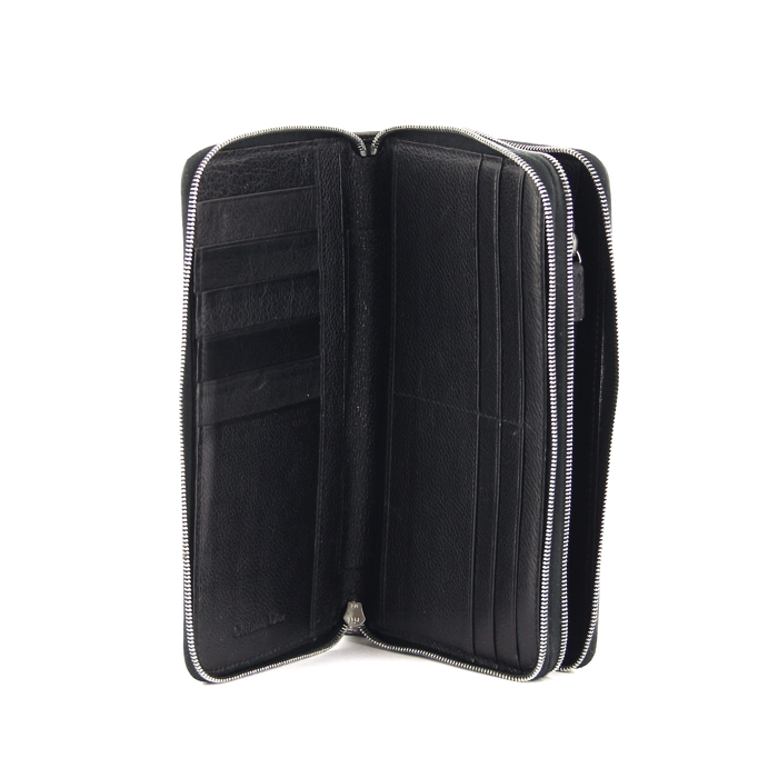 Wallet in black leather - Detail D2