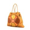 Bottega Veneta handbag in gold leather with flower pattern - 00pp thumbnail