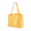 Louis Vuitton bolso de mano Lussac en cuero Epi amarillo - 00pp thumbnail