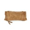 Pouch in brown leather - 360 Back thumbnail