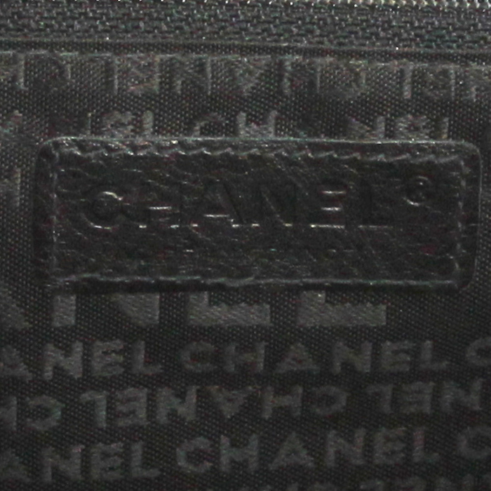 Borsa Chanel Éditions Limitées in pelle marrone con motivo - Detail D3