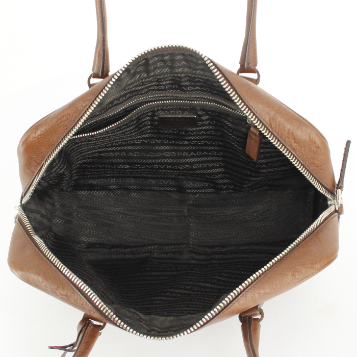 Handbag in brown leather - Detail D2