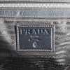 Bolso de mano Prada en lona caqui y cuero negro - Detail D3 thumbnail