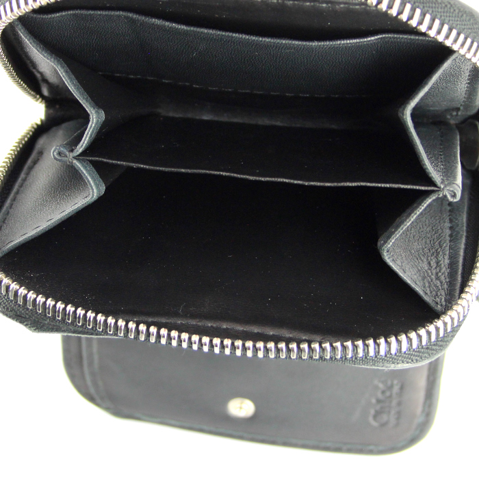 Portefeuille en cuir noir - Detail D2