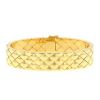 Bracciale Chanel Matelassé modello grande in oro giallo - 00pp thumbnail