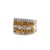 Repossi ring in white gold,  yellow gold and diamonds - 00pp thumbnail