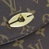 Handbag in monogram canvas and brown leather - Detail D5 thumbnail