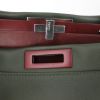 Fendi Peekaboo large model handbag in green leather - Detail D3 thumbnail