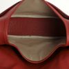 Hermes Nouméa handbag in red leather - Detail D2 thumbnail