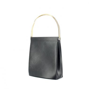 Cartier bolso de mano Trinity en cuero negro