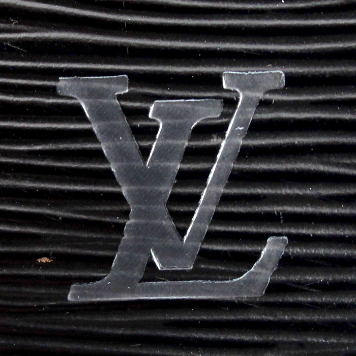 Sac à main Louis Vuitton Jasmin en cuir épi noir - Detail D3