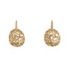Pomellato Arabesques earrings in pink gold and quartz - Detail D2 thumbnail
