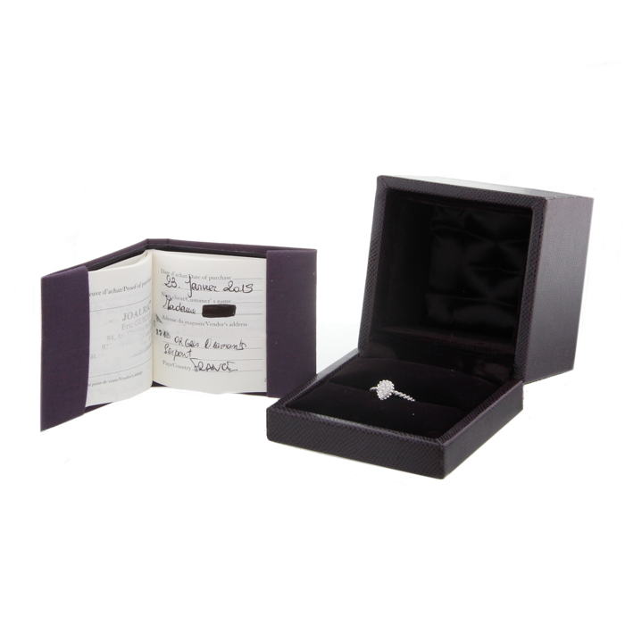 Boucheron Serpent Bohème ring in white gold and diamonds - Detail D2