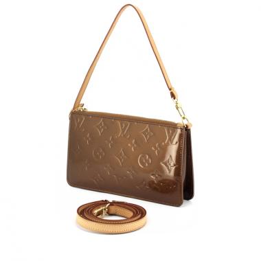 Louis Vuitton pouch in brown monogram patent leather